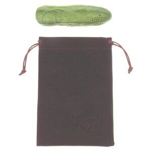 Yodeling Pickle Red Velour Drawstring Bag Gag Gift Sounds Novelty Adults Kids